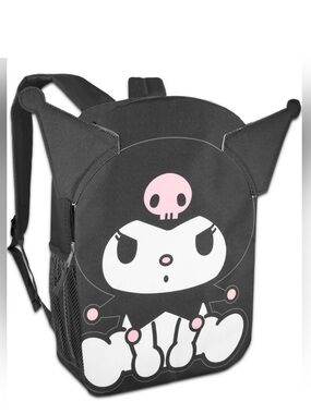Sanrio Kuromi Black and Pink Kids Backpack